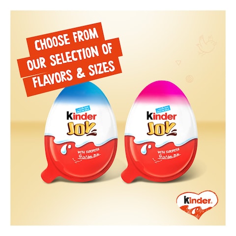 Kinder Joy Girl Cocoa &amp; Milk Cream Egg with Toy, 20g