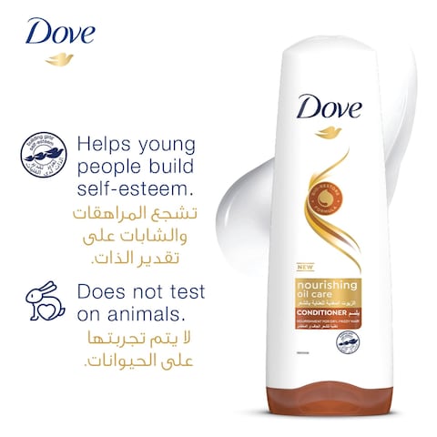 Dove Conditioner for Frizzy and Dry Hair Nourishing Oil Care Nourishing Care 350ml