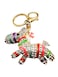 Cute Crystal Rhinestone Zebra Keychain