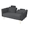 In House Rosela 2 In 1 Sofabed Velvet Upholstered - Dark Grey