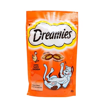 Dreamies Cat Food With Chicken 60gx6