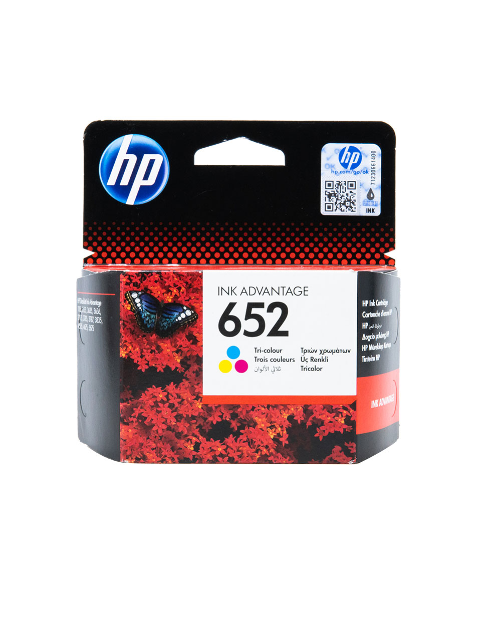 Hp Ink Cartridge Model 652 Tri-Color