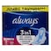 Always 3In1 Maxi Thick Long 12 Sheets