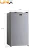 Unix Single Door Refrigerator, 3 Feet, 86 Liters, OMRF-102-S, Silver (Installation Not Included)