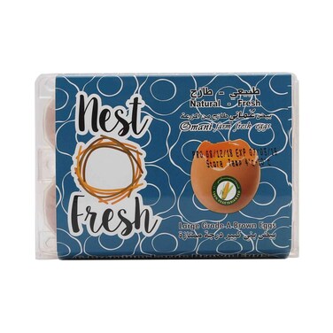 Nest Fresh Brown Eggs Large 6pcs