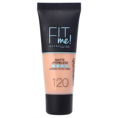 Maybelline Fit me! Normal to Oily Skin Liquid Foundation Tube 120