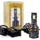 Tobys TF120 9007 2 Pieces 240W/Pair Original Tested LED Headlight Bulb Assembly 12000 Lumens 120W/Piece Xtreme Bright With Color Temperature 6500K