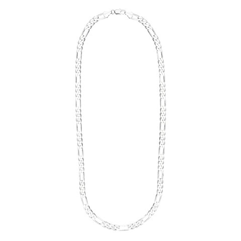 Shining Jewel - Plain Silver Link Chain 24-Inch SJ-212701