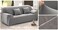 Generic Three Seater Sofa Cover, Gray