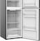 Akai 265 Liters Double Door Refrigerator No Frost , Glass Shelves 4 Stars ESMA Ratings RFMAS265WTA Titanium Finish