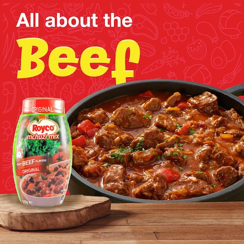 Royco Mchuzi Mix Beef, For Thicker, Richer Stews, Seasoning Powder, 500g