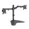 STARGOLD Dual Arm Monitor Desk Mount Stand For 17-32 Inch LCD/LED, Heavy Duty Gaming Monitor Stand Fully Adjustable Arms Hold 2 Screens