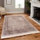 In House Velvet Turkish Rectangular Decorative Carpet - Brown - 180x120cm