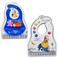 FITTO Waterproof Infant Bibs - Practical and Essential Bibs for Mealtime, Blue