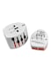 Generic Universal Travel Ac Adapter Power Plug White