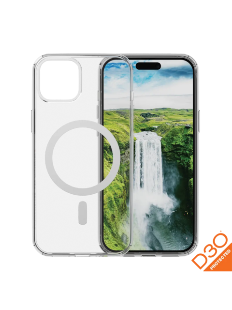dbramante1928 Iceland Ultra D3O MagSafe Case for iPhone 15 Plus Clear