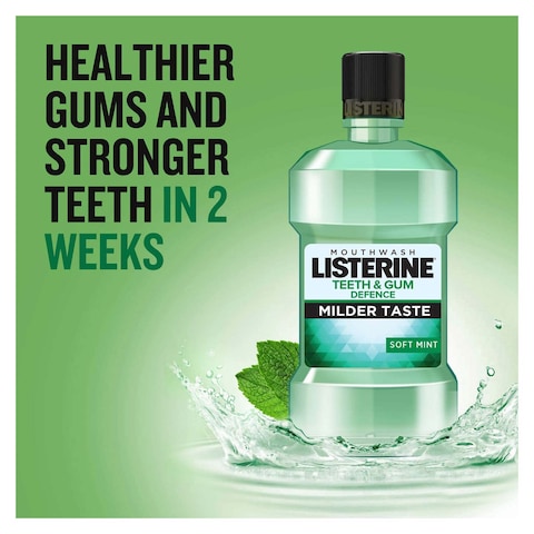 Listerine Teeth and Gum Antiseptic Mouthwash - Milder Taste - 250ml