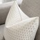 Cushion Set (With Filler) Paul Bianca Pillow Knot Home Cover Case with Fillers for Modern Sofa Contemporary Living Room Bedroom and Office Soft Filling Washable