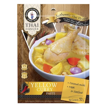 THAI DANCER YELLOW CURRY PASTE 50G