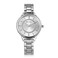 Curren - 9006 Quartz Movement Round Dial Stainless Steel Waterproof Women Watch - Silver
