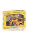 Child Toy Remote Control RC Construction Bulldozer Road Roller Truck With Colorful Lights Toy For Kids