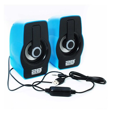 Buy 2B SP114 - USB Multimedia Speaker - Black Online | Carrefour Egypt