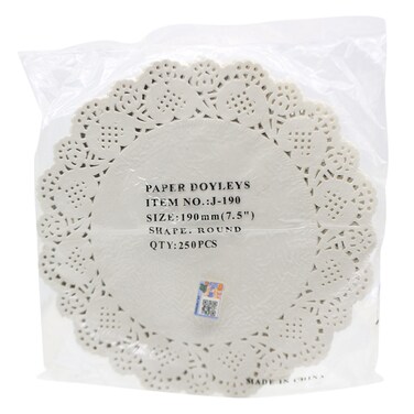 DOILIES 07.5&quot; 250S (1X8)