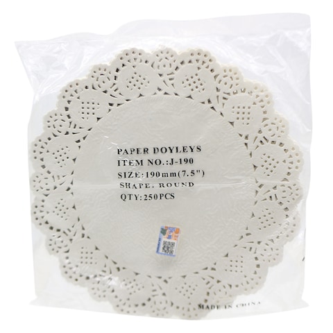 DOILIES 07.5&quot; 250S (1X8)