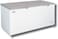 Westpoint Double Door Gross 850L Nett 662L Free Standing Chest Freezer Inner Aluminium External Fan Condensor Light Inside with wheels White ESMA 1 Star Ratings WBXN-8422G2L-White