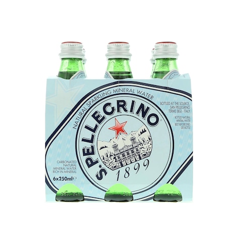 San Pellegrino Water Sparkling 250 Ml 6 Pieces