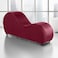In House In Hosue Romantic Chaise Longue - Burgundy