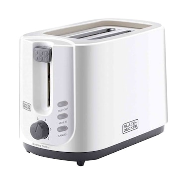 Black &amp; Decker 2 Slice Toaster ET125-B5, 750 W, White, Removable Crumb Tray