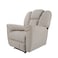 Penhaligon's Padded Linen RocKing Recliner Chair - Light Beige - Penhaligon's