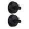 Zalcoon Suction Cup Towel Hooks For For Bathrooms,Spray Black, Shower Hanger Hook Hanger Towel Rack Heavy Duty Wall Mounted Robe Hooks Sucker, Bathroom Organizer (Pack Of 2)