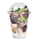Lavish [ 100- Piece ] 360Ml Disposable Salad Cup Transparent Plastic Dessert Bowl Container With Lid For Bar Cafe Tea Home Party Tableware