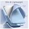 HYX Case For iPad 10 (10.9-Inch, 2022 Model, 10th Generation) with Pencil Holder, Slim Tablet Cover with Soft TPU Back, Auto Wake/Sleep Sky Blue