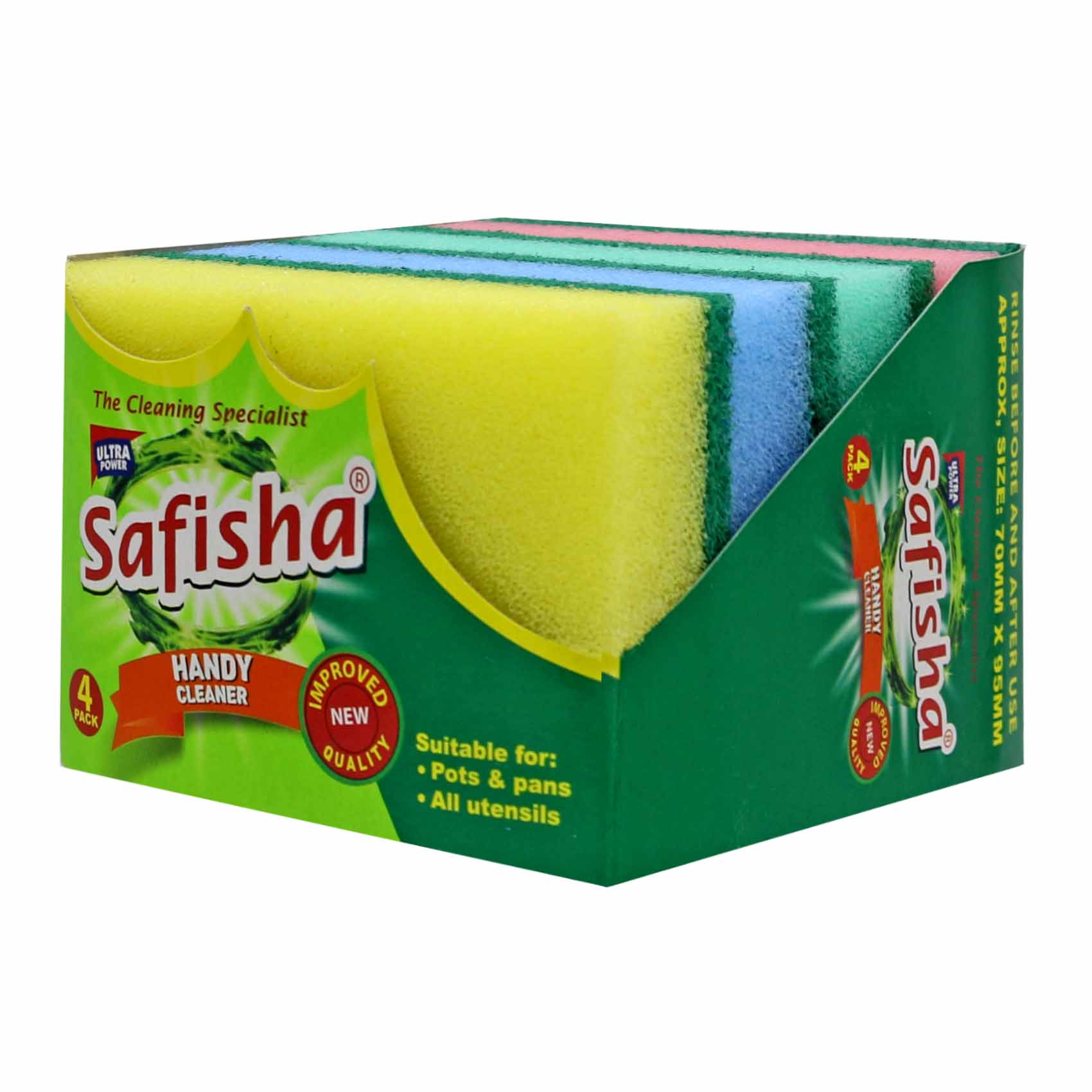 Safisha Handy Sponge Cleaner  4 pcs