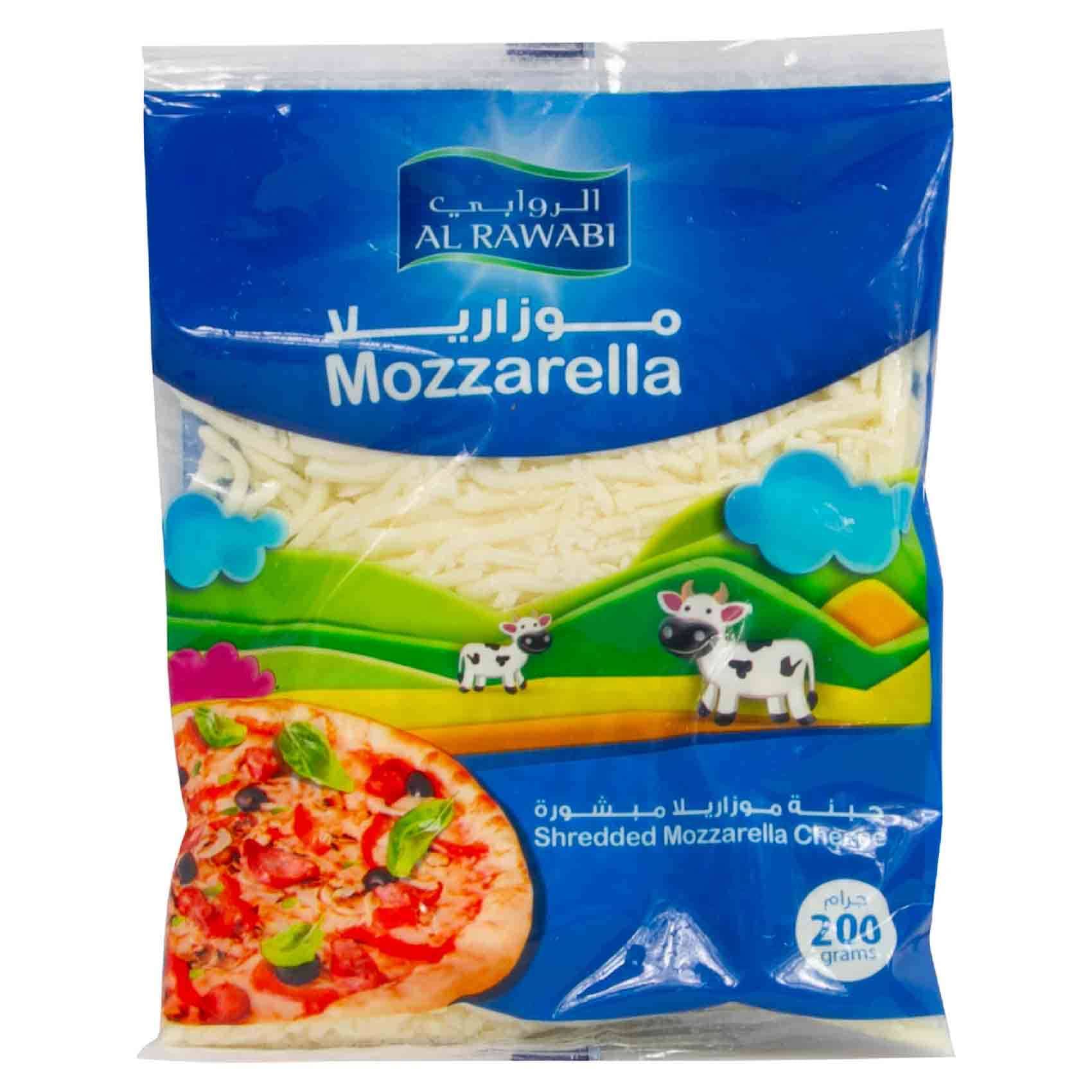 Buy Al Rawabi Shredded Mozzarella Cheese 200g Online | Carrefour UAE