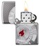 49058 167 Armor Poker Chip Design Windproof  Genuine Lighter