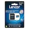Lexar High Performance microSDHC with Adapter 633x 32GB UHS-I Black/Blue