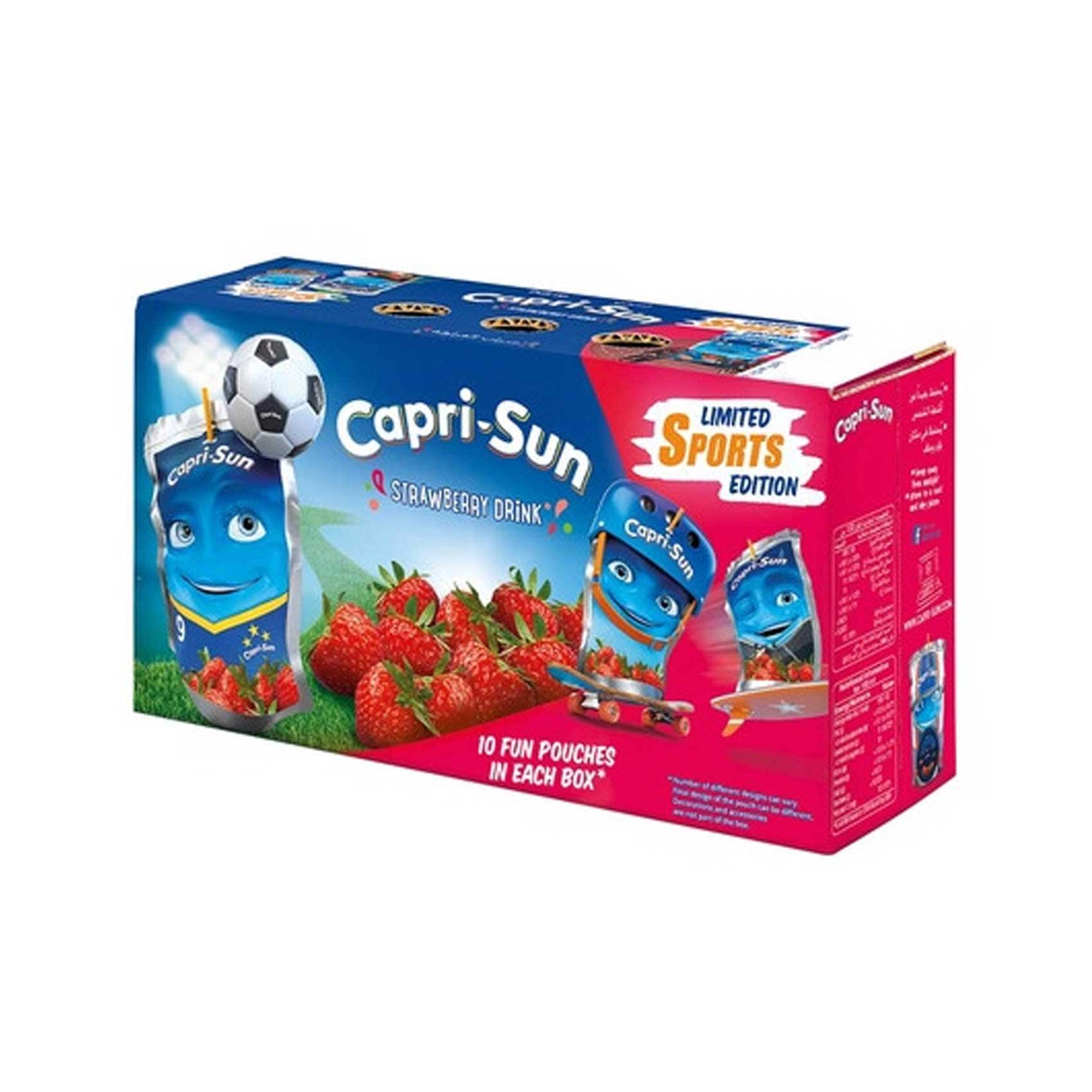 Buy Capri-Sun Strawberry Drink 200mlx10's Online Carrefour Qatar