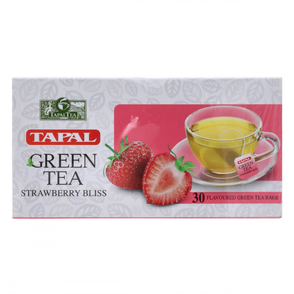 Tapal Green Tea Strawberry Bliss Tea Bag (Pack of 30)