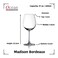 OCEAN MADISON BDX STEMGLASS 600ML