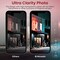 Moxedo Camera Lens Protector, 9H Tempered Glass, Aluminum Alloy Individual Ring Camera Cover Screen Protector Compatible for iPhone 12 Pro 6.7 inch (PACIFIC BLUE)