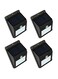 Joyway - Pack Of 4 Motion Light Black