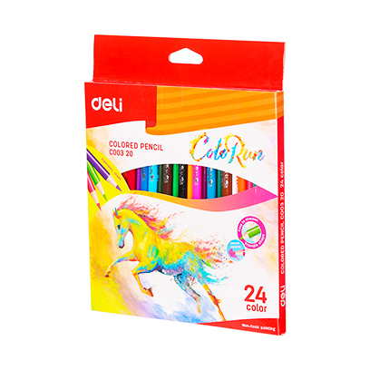 Deli Colored Pencil 24 Color