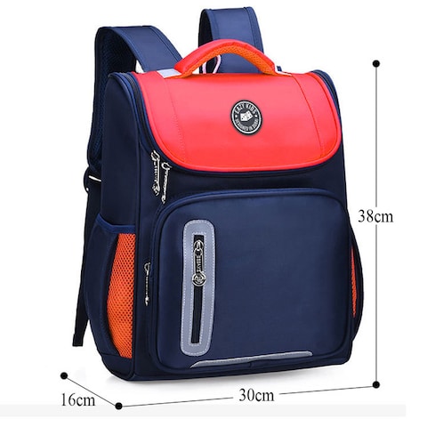 Eazy Kids Panda School Bag-Red blue