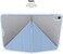 Pipetto Origami No1 for Apple iPad AIR 13 inch case (2024) M2 Smart Cover with 5 in 1 stand - Light Blue