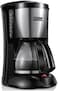 ماكينة تحضير القهوة الامريكية، 1.25 لتر، 1000 واط، اسود
