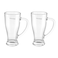 Royalford 2 Pcs Glass Cup With Handle 14 Oz